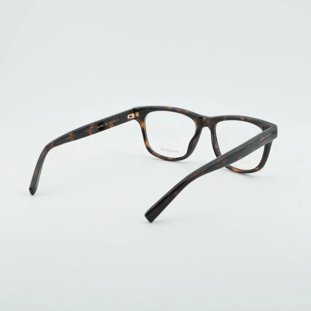 Gucci GG2108O 002 Eyeglasses Havana 55mm Square Frame